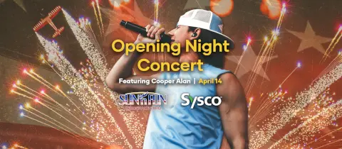 Opening Night Concert Featuring Cooper Alan | April 14th